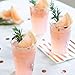 Rose Gold Plastic Cups - 12oz. Rose Gold Cups 3 Designs 25 Polka Dots, 25 Four Rim, 25 Double Rim Cups- 75 Table Napkins - Party Cups for Wedding, Baby Shower, Cocktail Party, Bachelorette Party