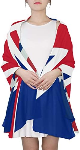 ストール 大判スカーフ レディース イギリス国旗柄 お洒落 薄手 柔らかい ロング シヨール Uvカット 冷房対策 春 夏 秋 冬 結婚式 誕生日 プレゼント 海辺 旅行 通勤 180cmx90cm