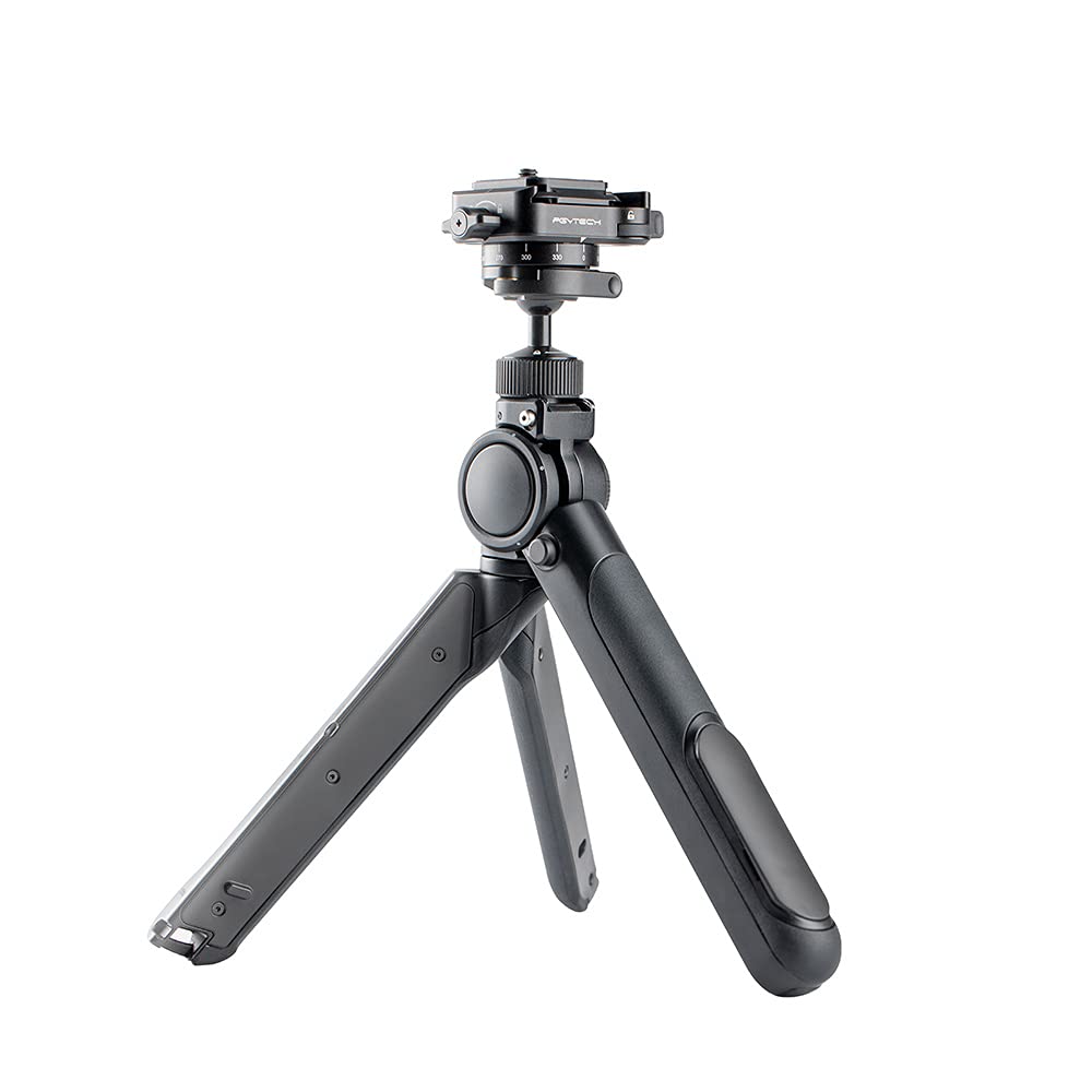 PGYTECH MANTISPOD PRO Mini Camera Tripod Stand, Flexible Lightweight Travel Video Vlogging Stand for Smartphone iPhone/DSLR, Canon, Sony, Nikon - Black