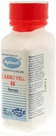 Hylands Homeopathic Carbo Veg. 6X 250 Tab