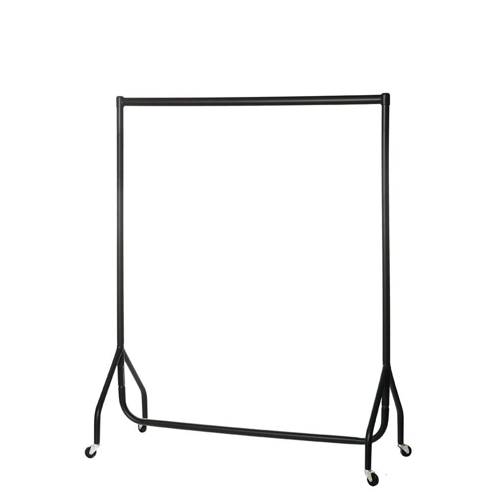 The Shopfitting Shop Heavy Duty Clothes Rail Garment Rail 4ft Long x 5ft High Metal Storage Hanging Rack