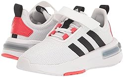 adidas Racer Tr23 Hook & Loop Sneaker, White/Core