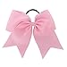 QingHan 12Pcs 7.5 inch Cheer Bows Baby Girl Large Ponytail Holder Elastic Hair Ties