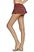 Avidlove Women Schoolgirl Skirt Cosplay Sleepwear Plaid Mini Pleated Dress Red (FBA) S
