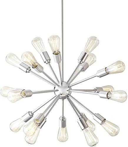18 light starburst chandelier