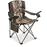 Guide Gear Oversized King Camp Chair, 500-lb.Capacity, Mossy Oak Break-Up Country, Mossy Oak Country Camo
