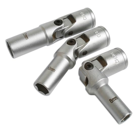 Laser 4122 Glow Plug Socket Set 3/8"d 3pc