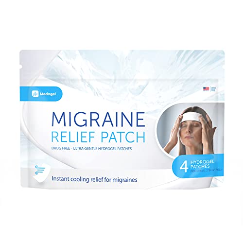 Medagel Migraine Relief Patch Cooling Patches for Migraine, Fever