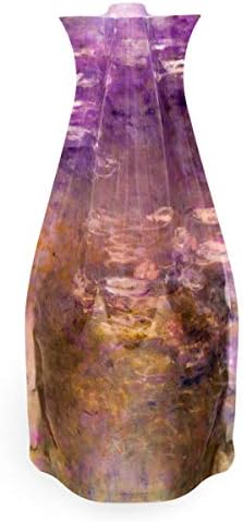 MODGYExpandable Flower Vase Plastic Decorative Modern Vases for Flowers Centerpieces Dining Table Decor Living Room Bathroom Wedding Office, Water Lilies