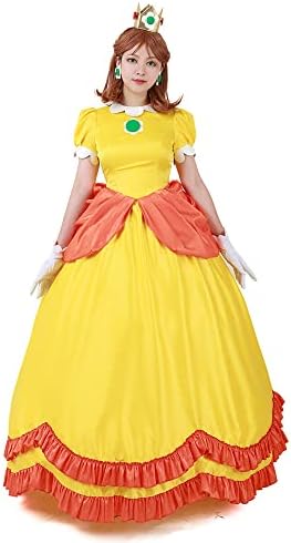 Amazon.com: miccostumes Women's Costume Princess Cosplay Yellow