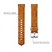 POY Replacement Bands Compatible for Fitbit Charge 2, Genuine Leather Wristbands, Bamboo Brown