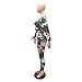 Joseph Costume Women's Sexy Floral Deep V-Neck Long Sleeve Bodycon Long Pants Jumpsuit Rompers