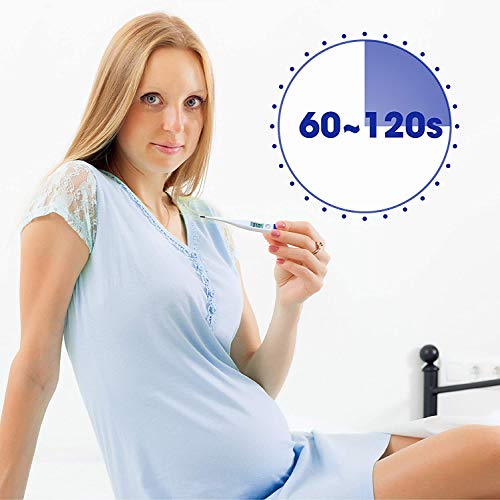 Digital Thermometer, Forehead, Rectal and Armpit Thermometer with 1 Sec
