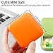 4 Pack Small Pill Box Case for Purse Pockets Travel Pill Organizer Portable Cute Medicine Box Daily Mini Pill Holder Container for Vitamins, Fish Oil, Supplements(4 Color)