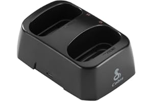 Cobra RX600 Dock Charging Station for 2 Walkie Talkies with UBS Charging Cable - Dual Desktop Portable Charger, Compatible with RX680, RX685 and Trailblazer 450 Two Way Radio Models