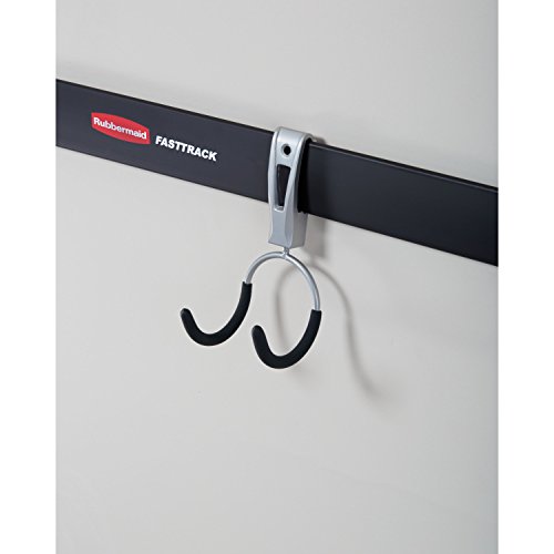 Rubbermaid FastTrack Compact Hook for Garage Organization, Soft Grip