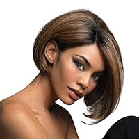 UMei Hair Wigs for Women Party Synthetic Natural Short Bob Cosplay Fashion Female Hair Wigs US Stock Brown