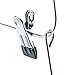 Homend 6-Tier Skirt Hangers Foldable Pants Hangers Closet Organizer Stainless Steel Fold up Space Saving Hangers (5 Pack)