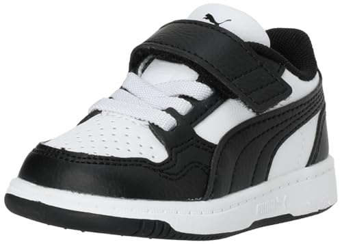 Puma Baskets Unisexes pour bébé REB-L AC+ INF, Blanc et Noir, 41 EU EU Enfant