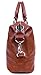 Qiwang Genuine Leather Soft Top Handle Handbags Tote Shoulder Crossbody Bag Satchel for Women