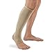 FUTURO Open Toe/Open Heel Knee Length Stocking, Firm Compression (20-30 mm/Hg), For Standing or Sitting All Day, Beige, Medium, Unisex, 1 Stocking