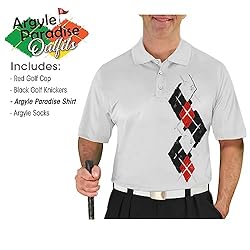 Argyle Paradise Outfit - Mens JJJJ: Black Red and