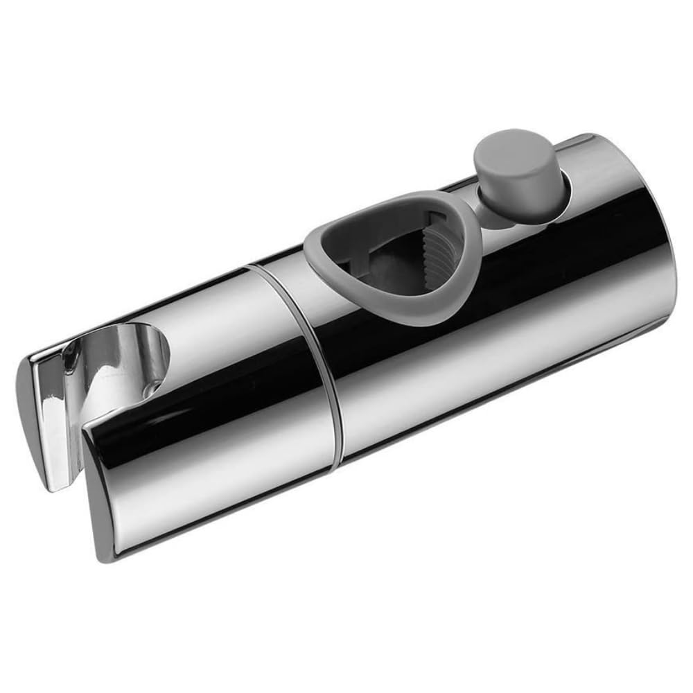 Schläfer 8126025 | Shower Support Bracket 25mm, Sliding Shower Rail Up and Down in Abs Universal Adjustable Hand Shower Bracket Rotatable 360° Central Sliding Support for Shower Hose diam25 mm