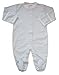 Kissy Kissy Baby Boys Homeward Gingham Embroidered Moon And Stars Footie