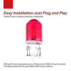 CCIYU 20 Pack 194/168/T10 12V 5W Side Marker Light