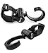 Boxiki kids Set of 2 Stroller Hooks for Bags, Purses, Water Bottles & More | Stroller Hooks Bag Hanger Clips | 360 Degree Swivel Stroller Carabiner Hooks | Stroller Hook Set for Mommy