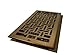 Decor Grates AJL612W-RB Oriental Wall Register, 6x12, Rubbed Bronze Finish
