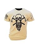Grunt Style Fear the Beard II Men's T-shirt-Tan-Medium