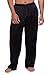TexereSilk Men's 100% Silk Pajama Pants (Black, X-Large) Great Gifts for Him MS0201-BLK-XL