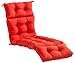 Greendale Home Fashions 72-Inch Indoor/Outdoor Chaise Lounger Cushion, Salsa