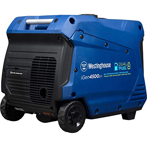 Westinghouse IGen4500DF Dual Fuel Portable Inverter Generator 3700