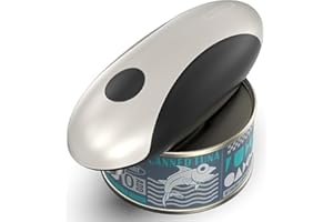Electric Can Opener, Can Opener Electric Fits All Can Sizes, One Touch Electric Can Opener for Kitchen and Seniors with Arthr