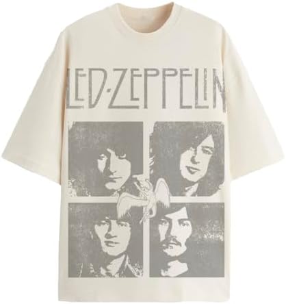 Amazon.com: Led Zeppelin Men's Physical Graffiti T-Shirt White