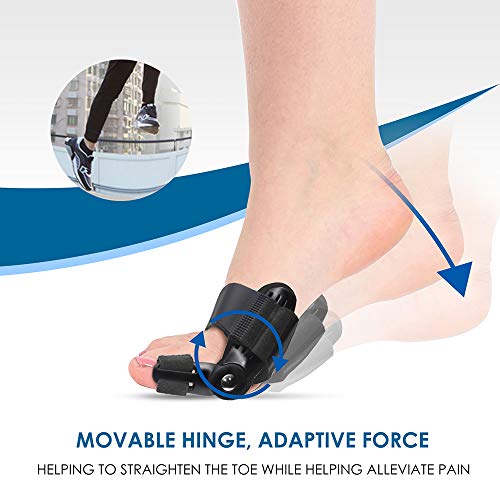 Bunion Corrector Splints Foot Care Corrector Thumb Brace for Tailors Bunion and Hallux Valgus Big Bone Orthotics Toe Separators - Thumbnail 4