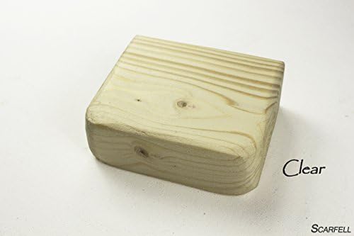 RUSTIC WOODEN WALL SCONCE CANDLE HOLDER (Clear)