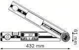 Bosch Professional GAM 220 Digital Angle Measurer 0-220 deg Arm 40cm IP54 view 2
