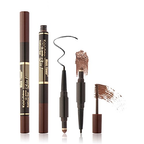 Vodisa 3 in 1 waterproof auto eyebrow pencil pen soft eyebrow pow…