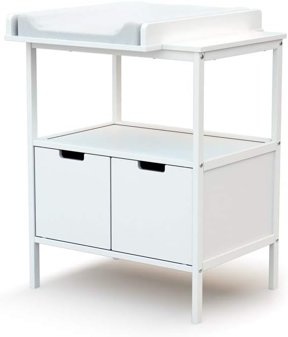 Ateliers T4 T3315 Changing Table in White White BigaMart