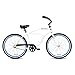 Kent International 26 Inch Back Wheel Mens Kiawah Cruiser Street Bicycle, White