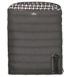 TETON SPORTS Fahrenheit Mammoth Double Sleeping Bag; Warm and Comfortable; Double Sleeping Bag Great for Family Camping; Compression Sack Included