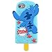 Ice Cream Stitch Case for iPhone 8 7 6 6S,3D Cartoon Animal Cute Soft Silicone Rubber Blue Character Cover,Kawaii Animated Funny Design Cool Skin Shell for Boys Kids Child Guys Teens Girls (i876 4.7