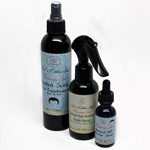 BEAUCOUP HAIR HERBAL HAIR (REGROWTH) SYSTEM SCALP SPRAY FOR MEN - 100% NATURAL HAIR REGROWTH SYSTEM