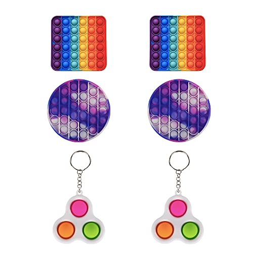 Family Values Pop Fidget Toy, 6 Pack Push Pop Pop Bubble Sensory Toy