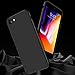 VANMASS iPhone 7/8 Case Matte Finish Flexible Soft Gel TPU Sleek Cover Shell with Thin Slim Fit and Apple Original Natural Touch for Apple iPhone 7, iPhone 8 - Black