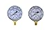 Low and High Pressure Gauges for Oxygen Regulator 0-100 psi & 0-4000 psi - 2 inches - 1/8