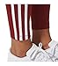 adidas Originals Women's 3-Stripes Leggings, Collegiate Burgundy, X-Small